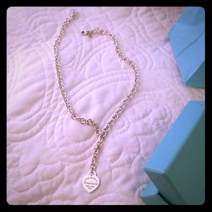 Tiffany and Company Sterling Silver Heart Necklace